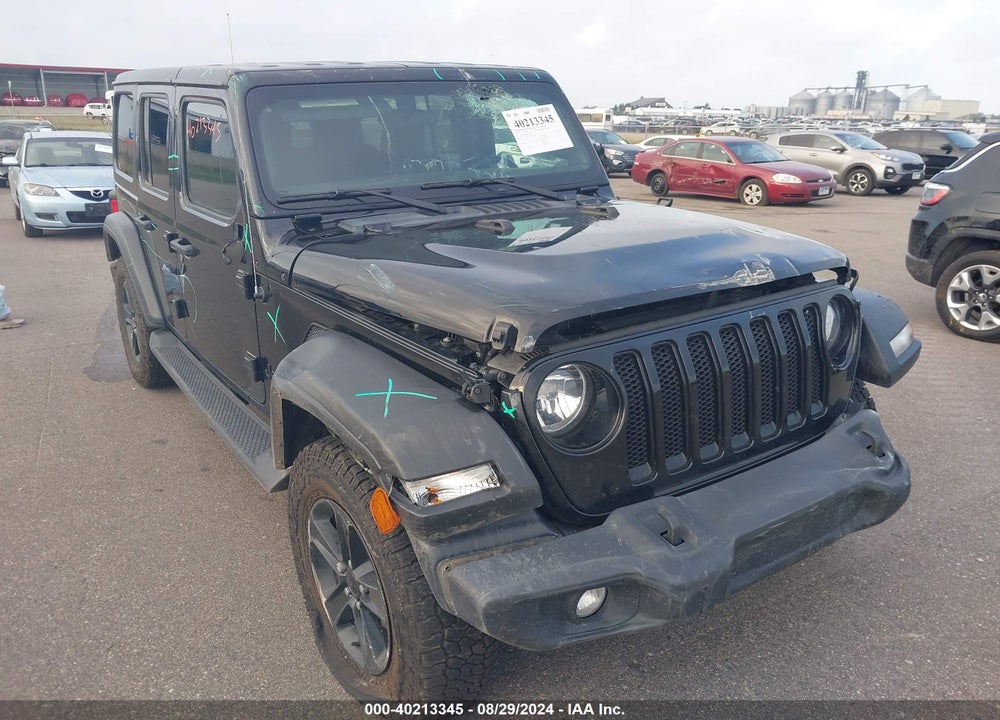 2022 JEEP WRANGLER UNLIMITED SPORT ALTITUDE 4X4 VIN: 1C4HJXDG9NW163539