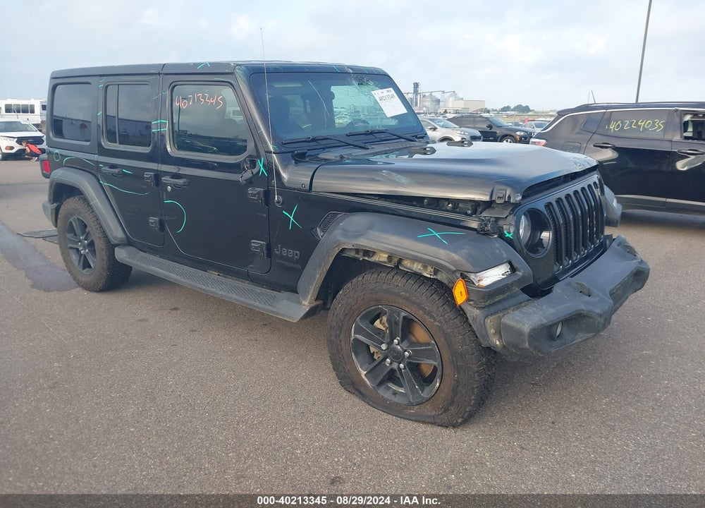2022 JEEP WRANGLER UNLIMITED SPORT ALTITUDE 4X4 VIN: 1C4HJXDG9NW163539