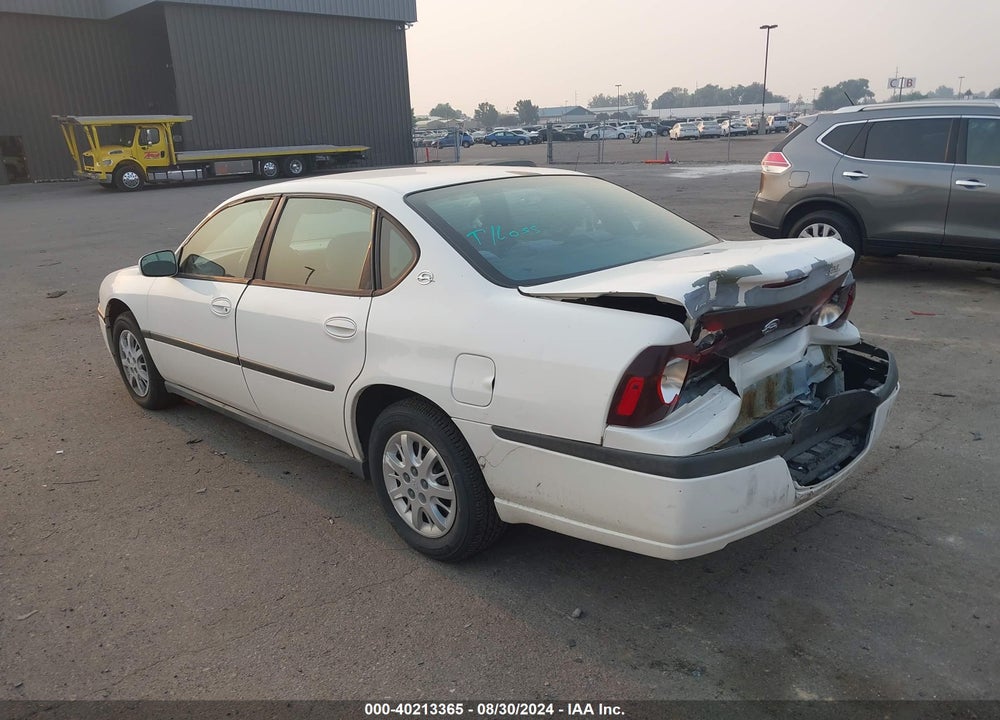 2003 CHEVROLET IMPALA VIN: 2G1WF52E439388318
