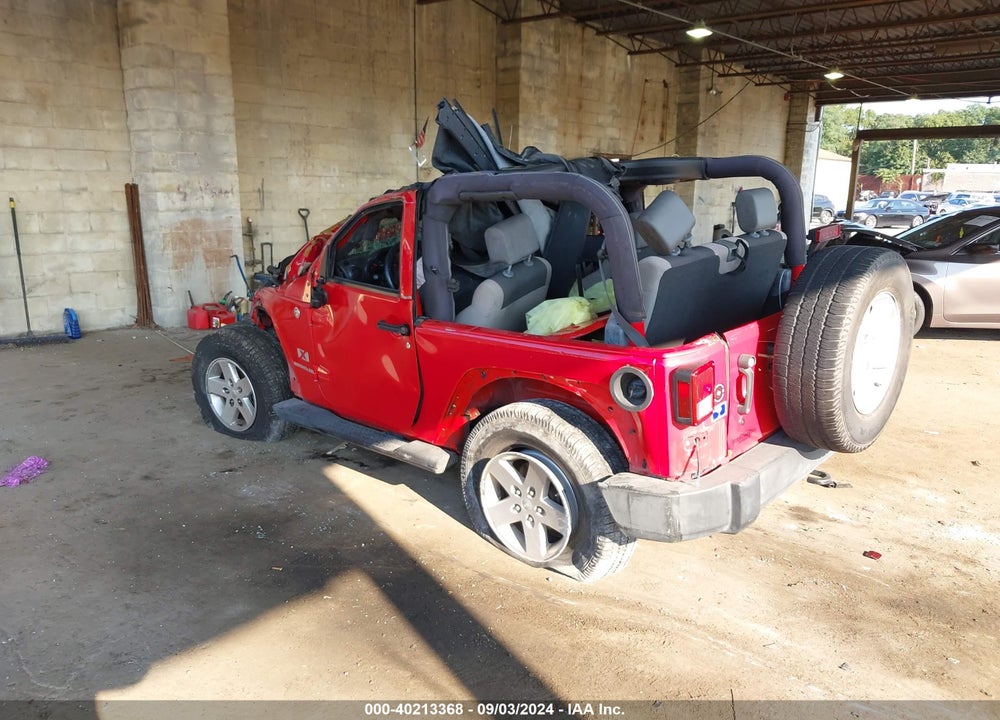 2007 JEEP WRANGLER X VIN: 1J4FA24147L110560