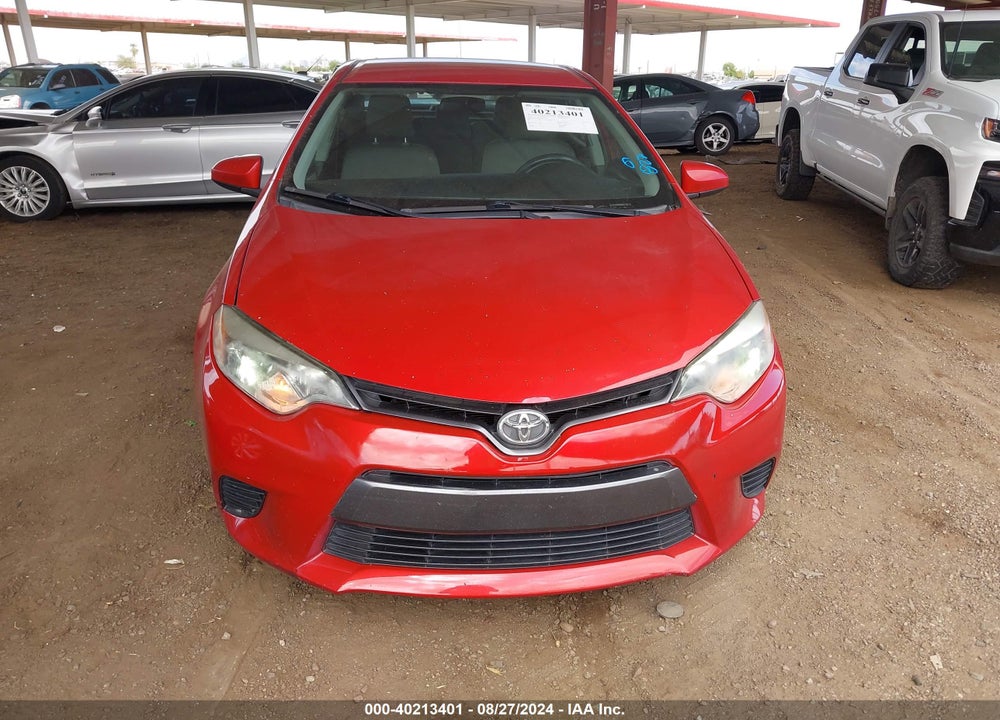 2016 TOYOTA COROLLA LE VIN: 2T1BURHE6GC654177
