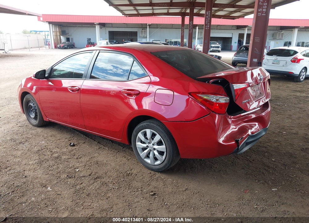 2016 TOYOTA COROLLA LE VIN: 2T1BURHE6GC654177