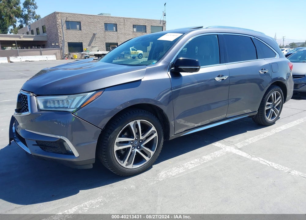 2017 ACURA MDX ADVANCE PKG VIN: 5FRYD4H84HB025195