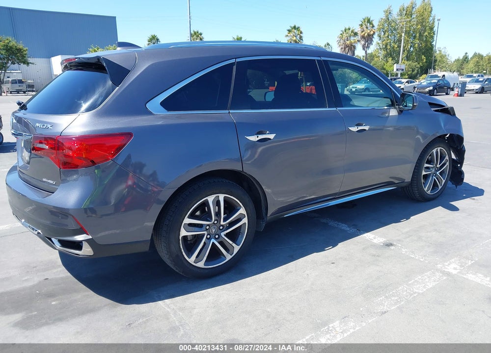 2017 ACURA MDX ADVANCE PKG VIN: 5FRYD4H84HB025195