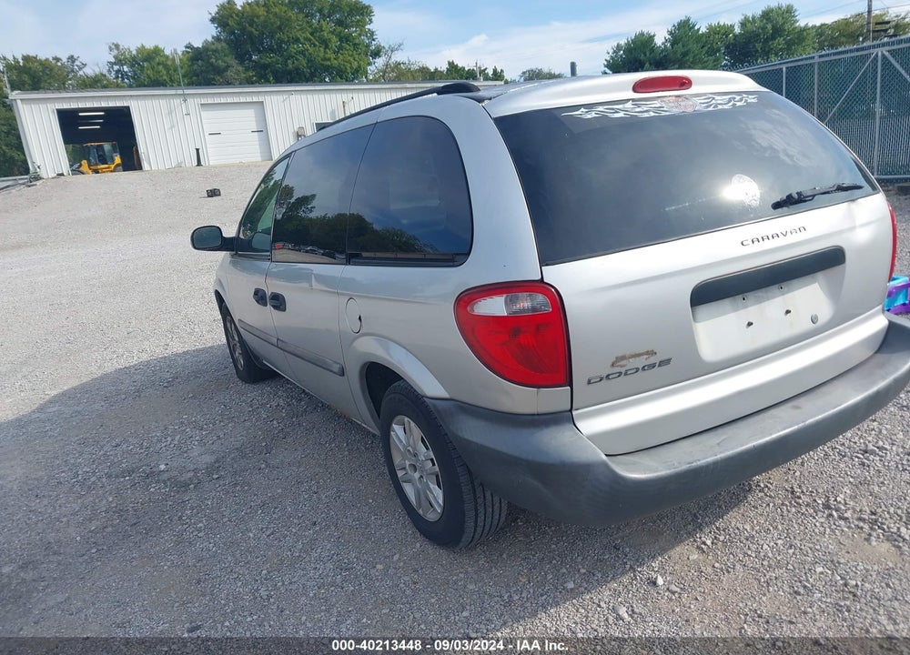 2007 DODGE CARAVAN SE VIN: 1D4GP25R87B166765
