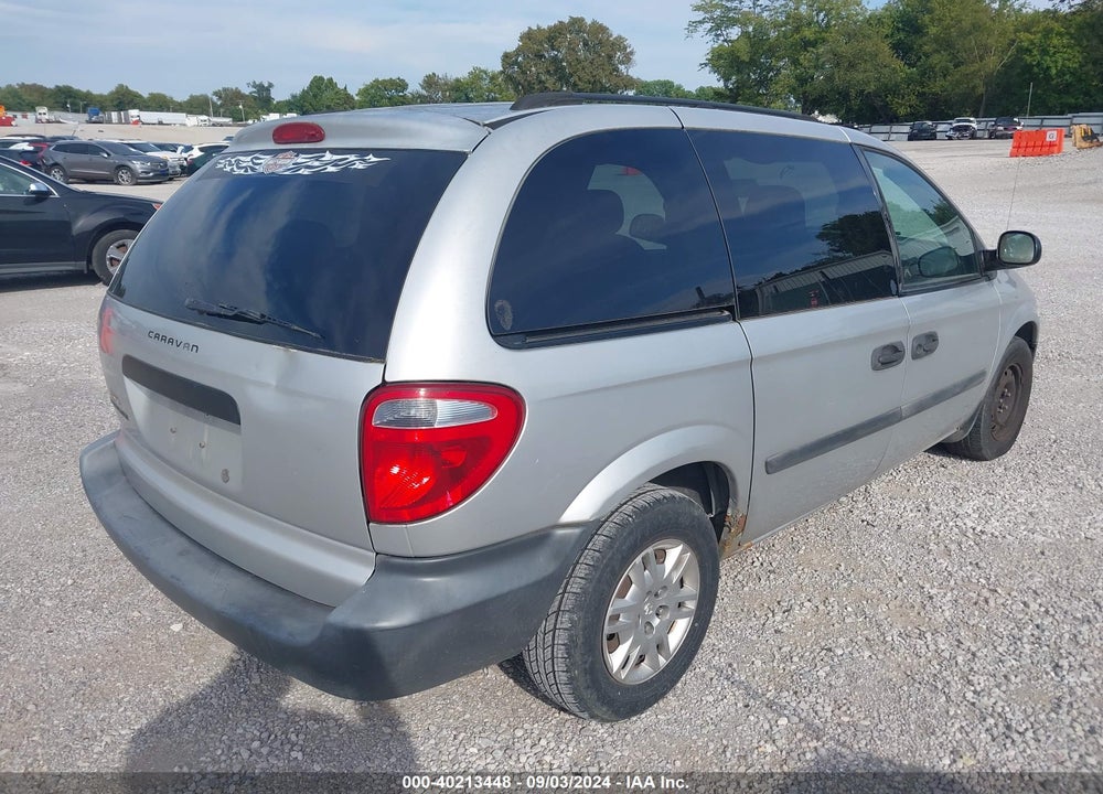 2007 DODGE CARAVAN SE VIN: 1D4GP25R87B166765