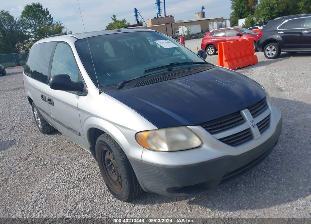 2007 DODGE CARAVAN SE VIN: 1D4GP25R87B166765