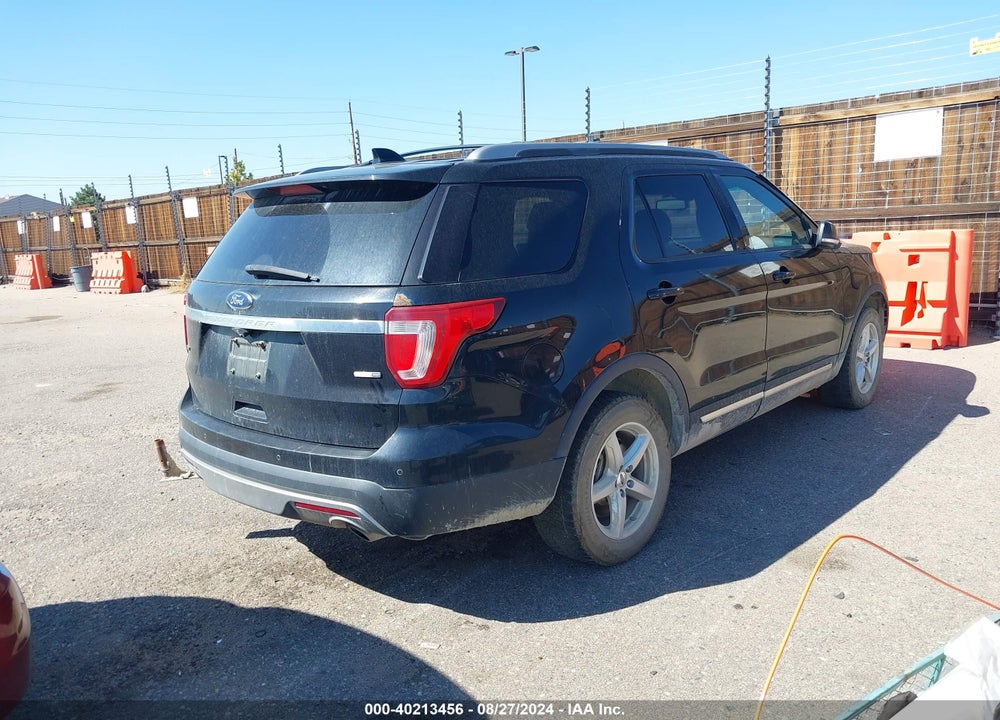 2016 FORD EXPLORER XLT VIN: 1FM5K8D80GGC08648