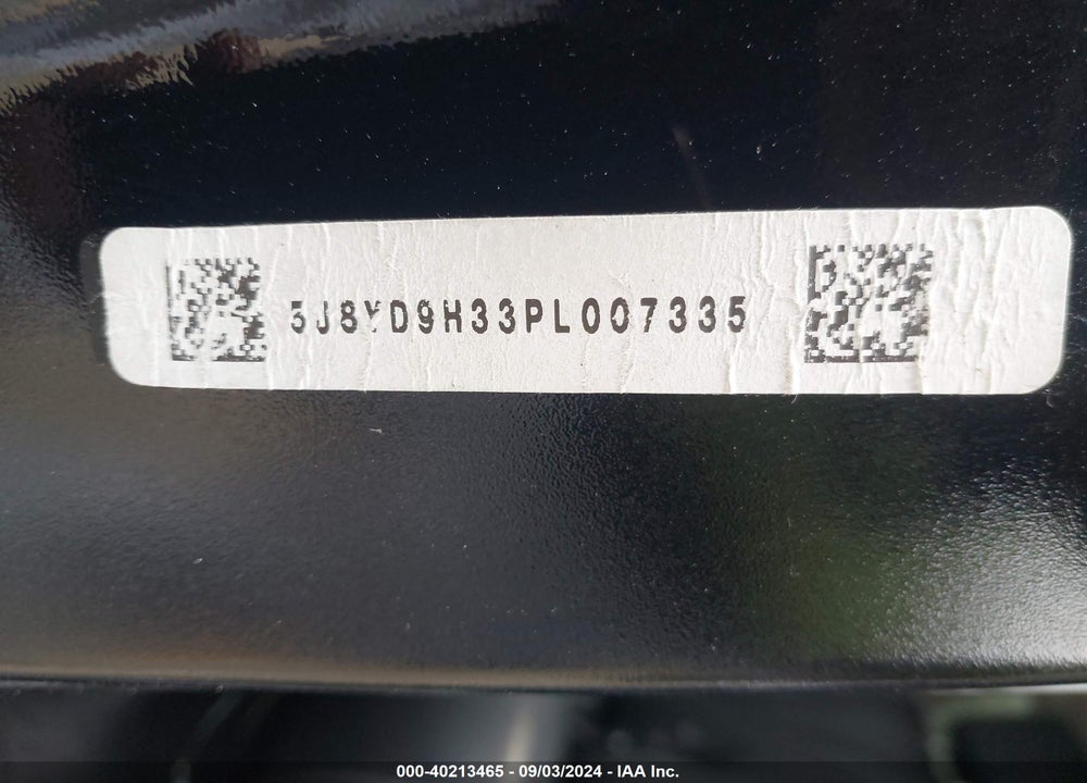 2023 ACURA MDX STANDARD VIN: 5J8YD9H33PL007335