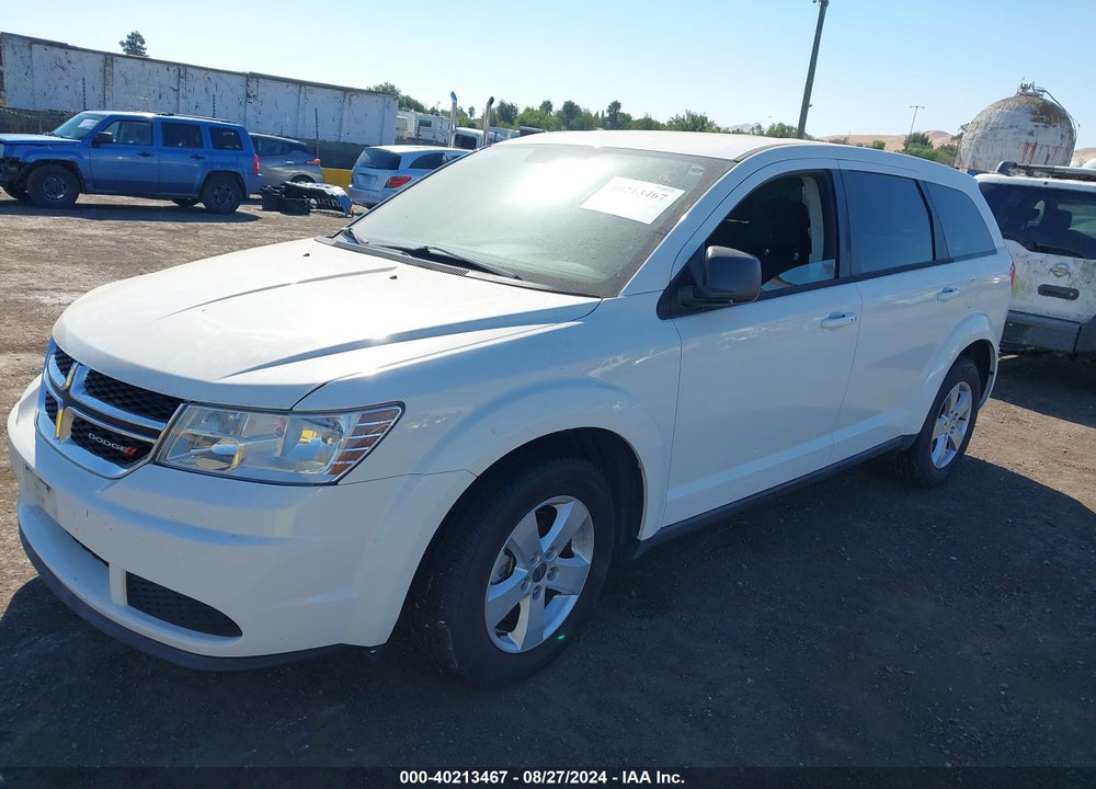 2013 DODGE JOURNEY AMERICAN VALUE PKG VIN: 3C4PDCAB5DT650245