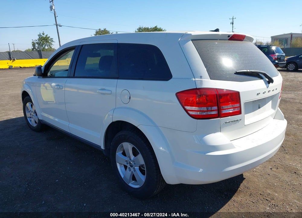 2013 DODGE JOURNEY AMERICAN VALUE PKG VIN: 3C4PDCAB5DT650245