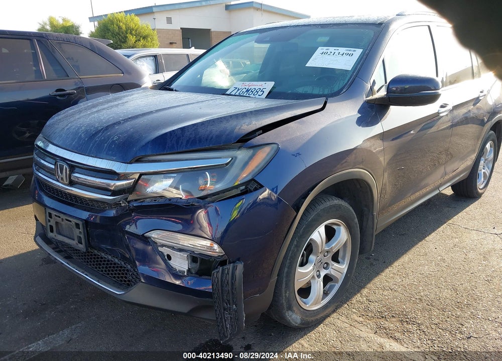2017 HONDA PILOT TOURING VIN: 5FNYF6H95HB020331