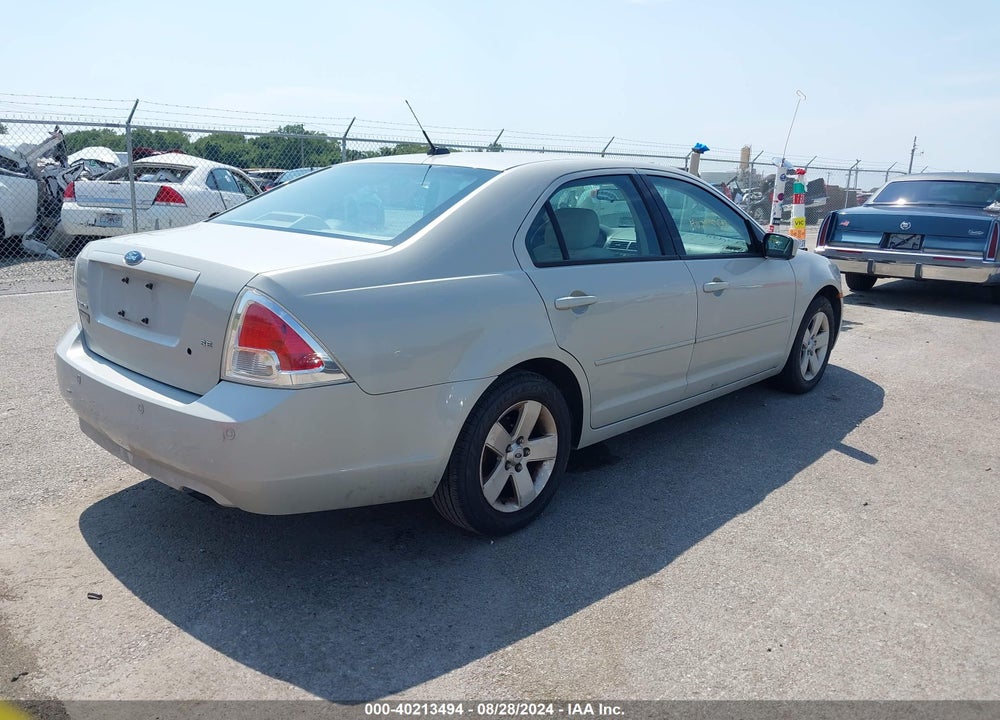 2008 FORD FUSION SE VIN: 3FAHP07Z98R179854