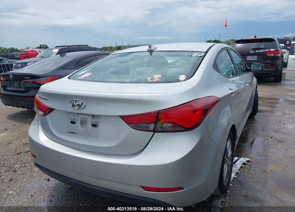 2016 HYUNDAI ELANTRA SE VIN: 5NPDH4AE0GH659625