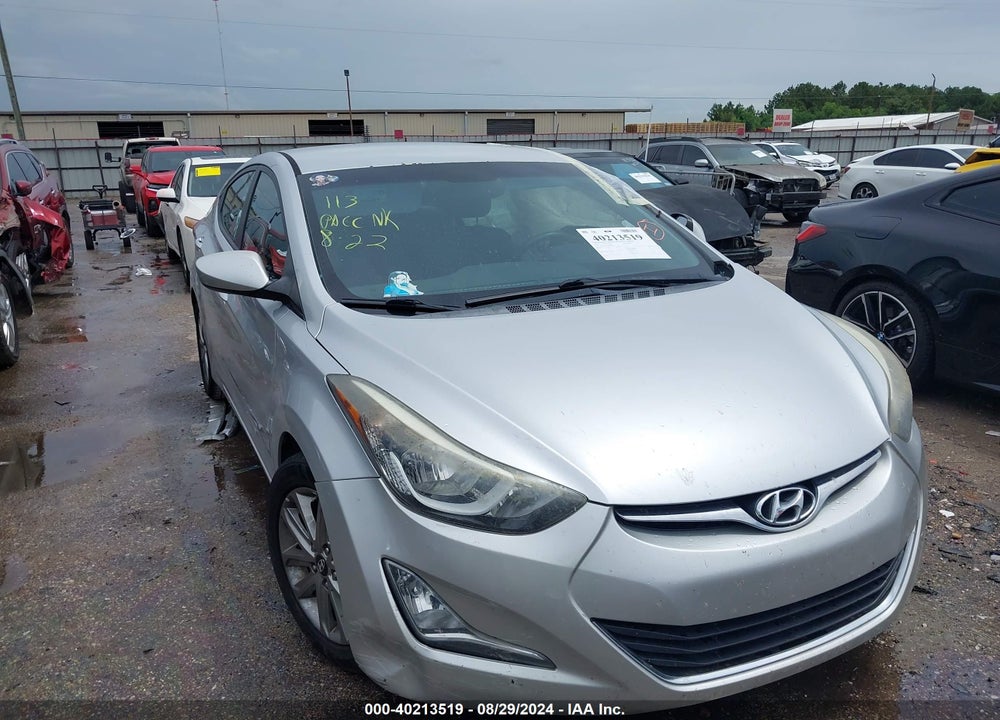 2016 HYUNDAI ELANTRA SE VIN: 5NPDH4AE0GH659625