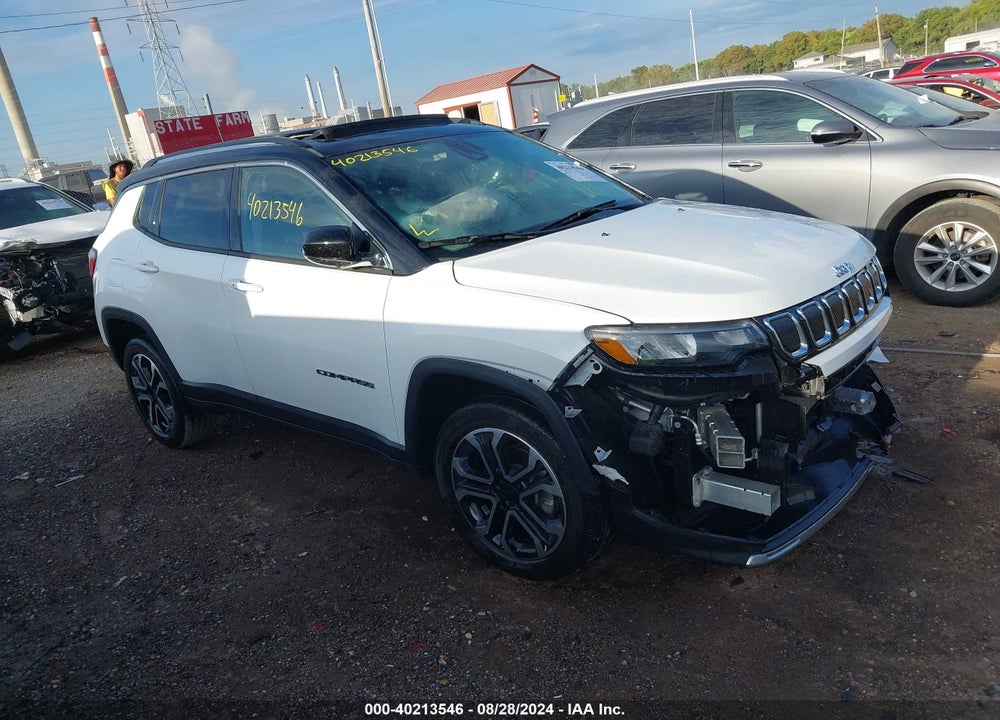 2022 JEEP COMPASS LIMITED 4X4 VIN: 3C4NJDCB5NT169707