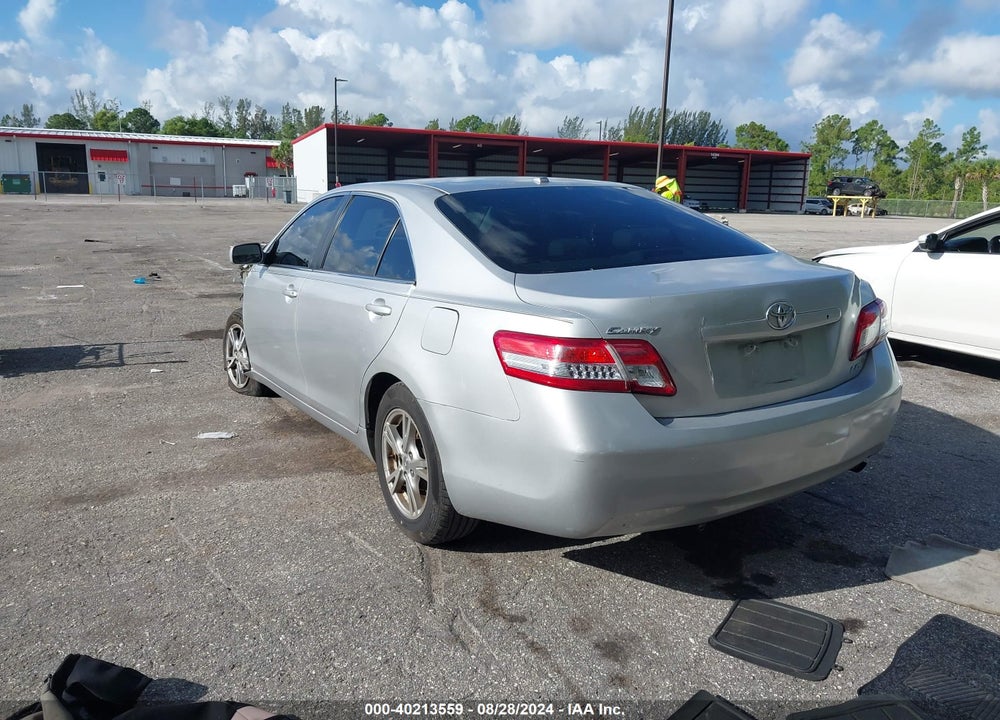 2010 TOYOTA CAMRY LE VIN: 4T1BF3EK2AU018721