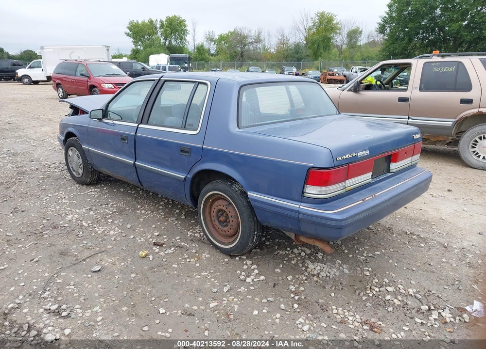 1993 PLYMOUTH ACCLAIM VIN: 1P3XA46KXPF648495
