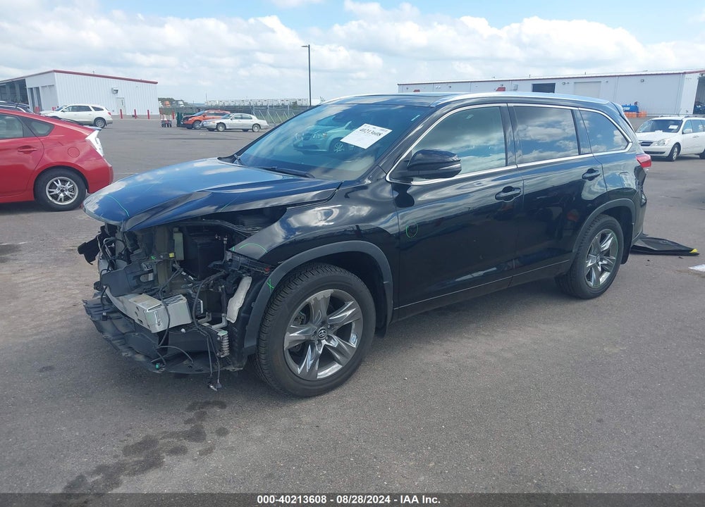 2019 TOYOTA HIGHLANDER LIMITED/PLATINUM VIN: 5TDDZRFH6KS986675