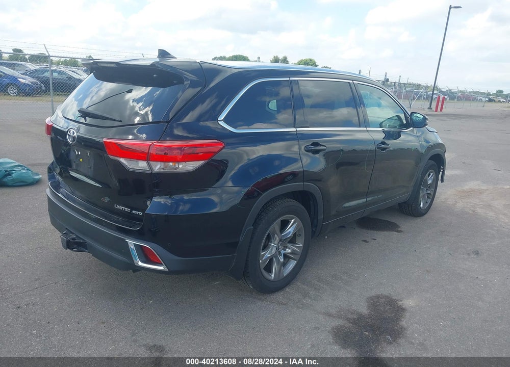 2019 TOYOTA HIGHLANDER LIMITED/PLATINUM VIN: 5TDDZRFH6KS986675