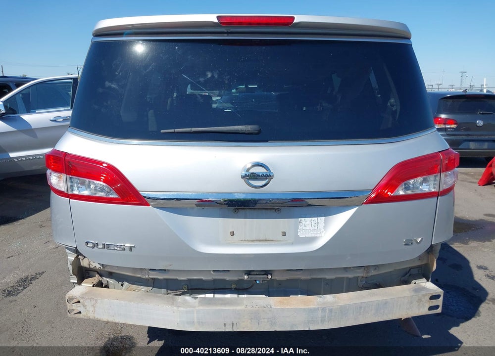 2016 NISSAN QUEST PLATINUM/S/SL/SV VIN: JN8AE2KP9G9153126