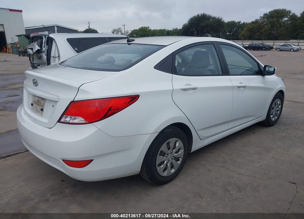2016 HYUNDAI ACCENT SE VIN: KMHCT4AE0GU057139