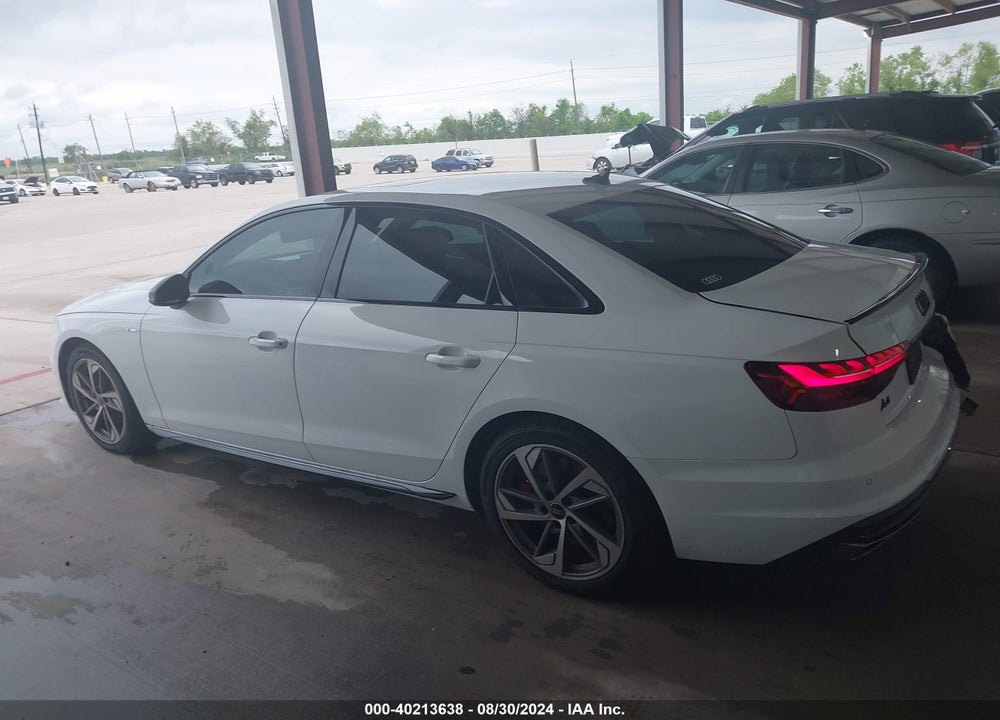 2024 AUDI A4 PREMIUM PLUS 45 TFSI S LINE QUATTRO S TRONIC VIN: WAUEAAF49RN007318