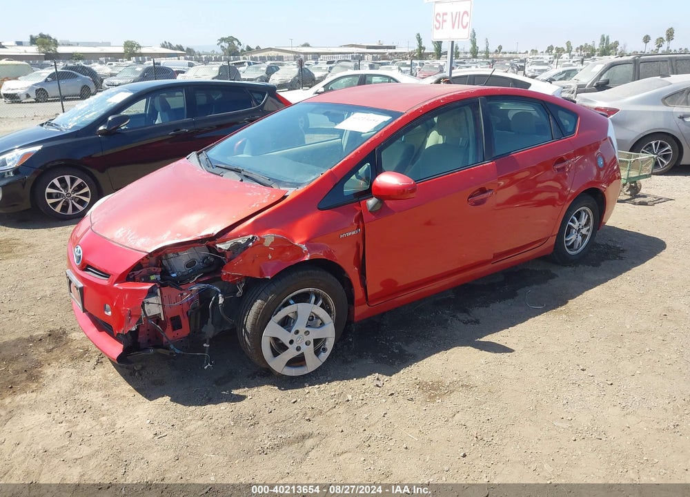 2011 TOYOTA PRIUS TWO VIN: JTDKN3DU3B1420213