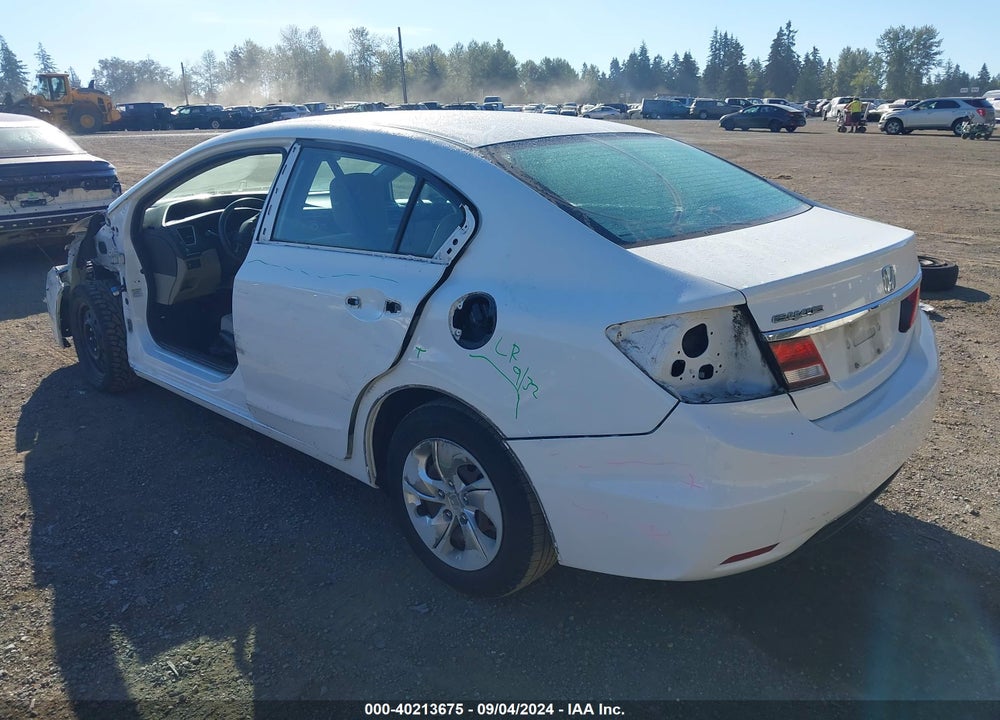 2014 HONDA CIVIC LX VIN: 19XFB2F51EE238666