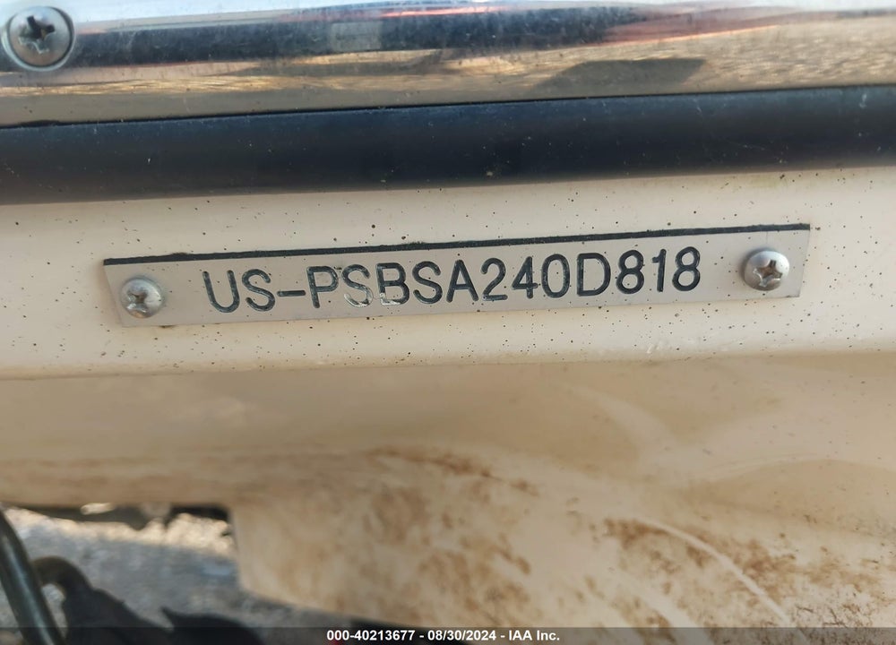 2018 SCARAB --- VIN: PSBSA230D818