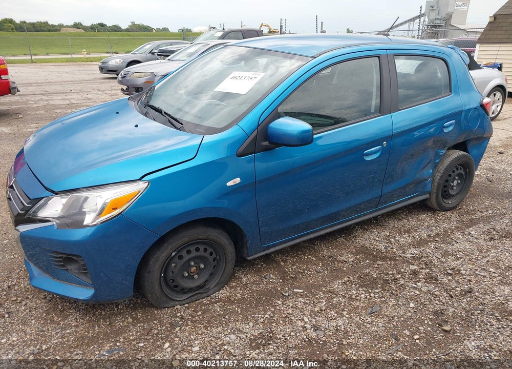 2022 MITSUBISHI MIRAGE ES VIN: ML32AUHJ8NH001872