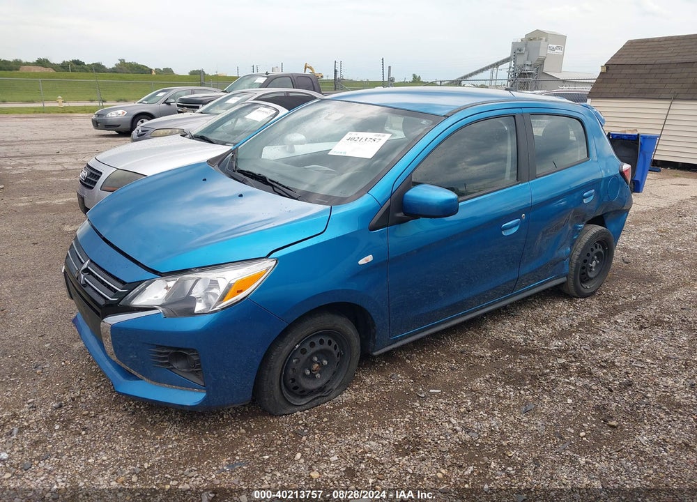 2022 MITSUBISHI MIRAGE ES VIN: ML32AUHJ8NH001872