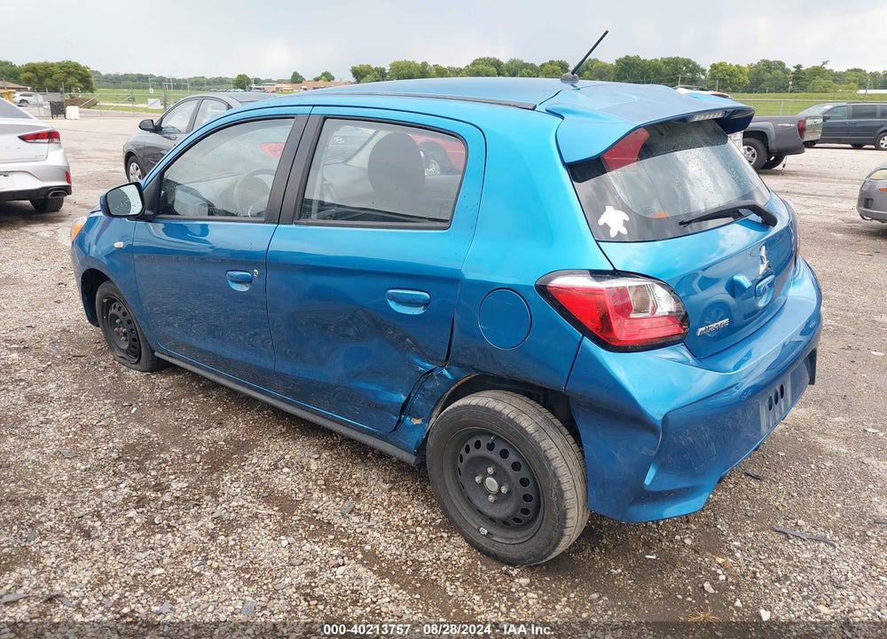 2022 MITSUBISHI MIRAGE ES VIN: ML32AUHJ8NH001872
