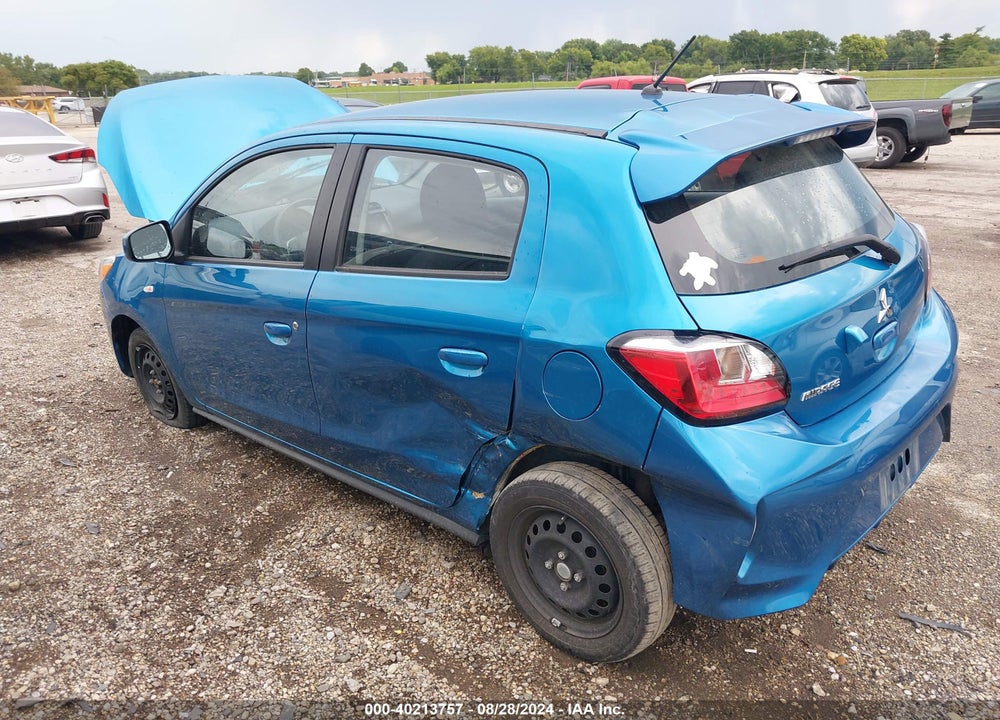 2022 MITSUBISHI MIRAGE ES VIN: ML32AUHJ8NH001872