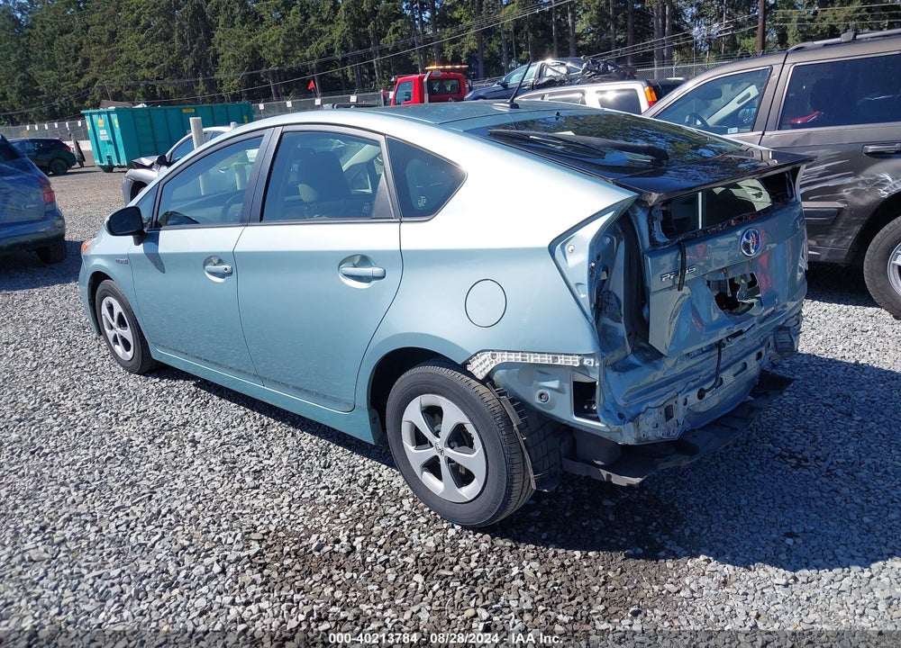 2014 TOYOTA PRIUS THREE VIN: JTDKN3DU3E1817618