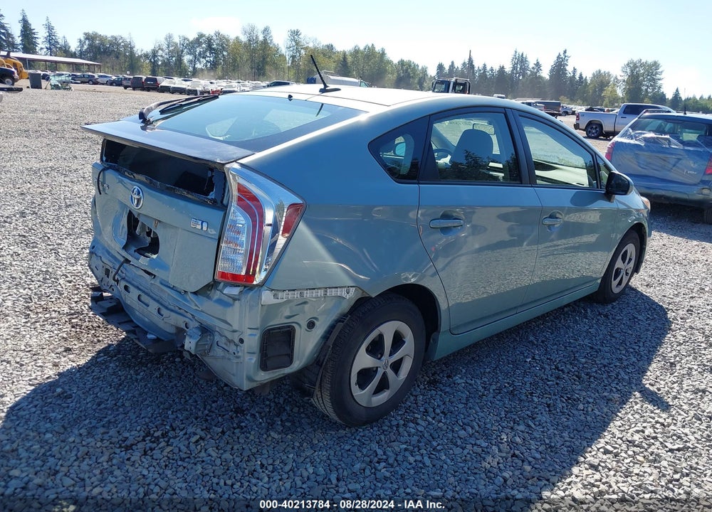 2014 TOYOTA PRIUS THREE VIN: JTDKN3DU3E1817618