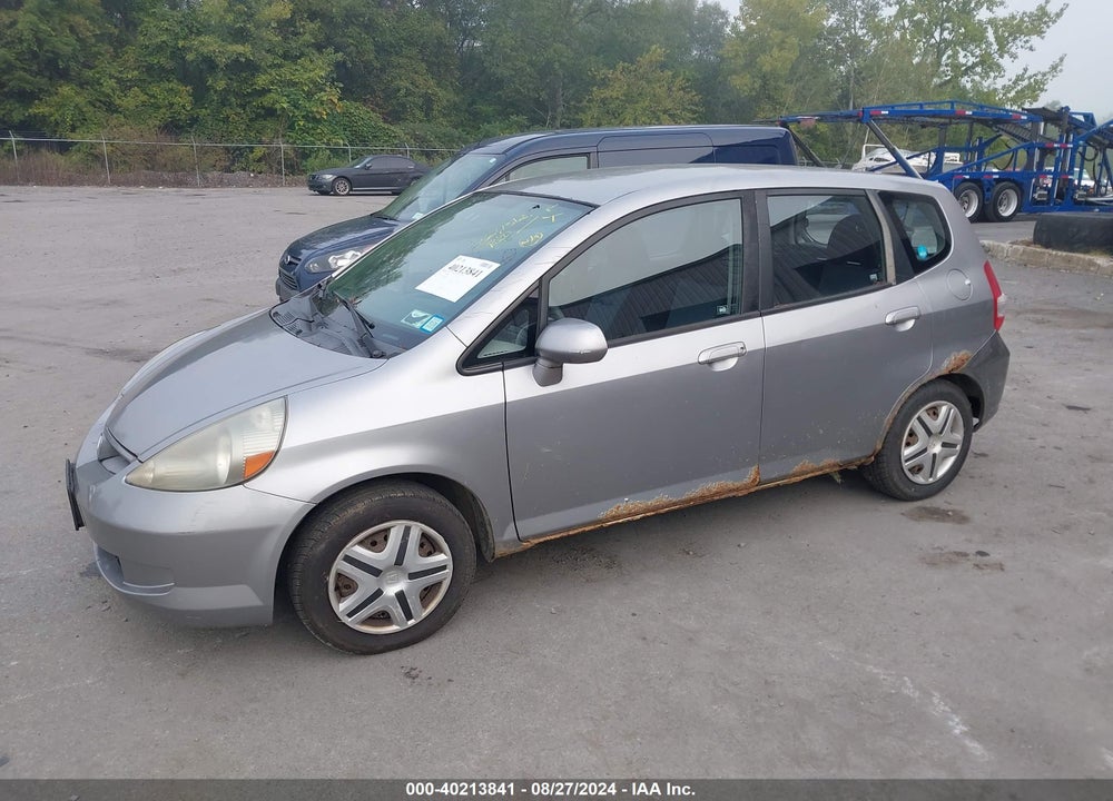 2007 HONDA FIT VIN: JHMGD37417S036967