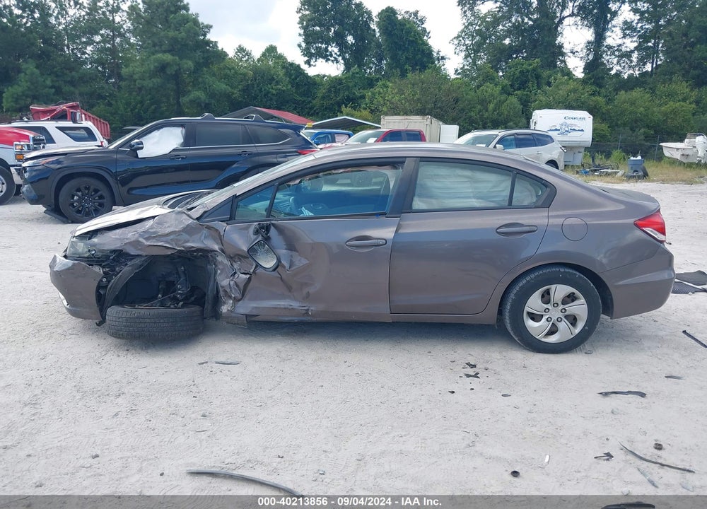 2014 HONDA CIVIC VIN: 19XFB2F50EE075590