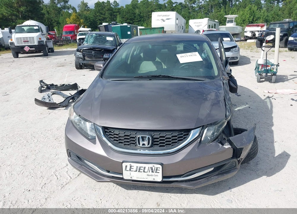 2014 HONDA CIVIC VIN: 19XFB2F50EE075590