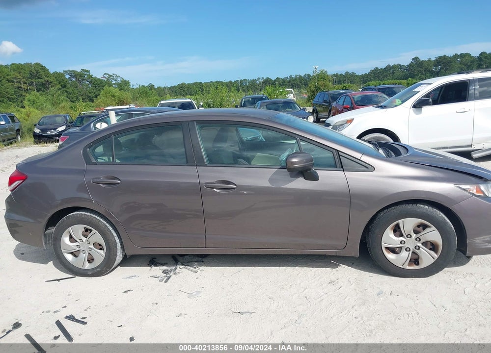 2014 HONDA CIVIC VIN: 19XFB2F50EE075590
