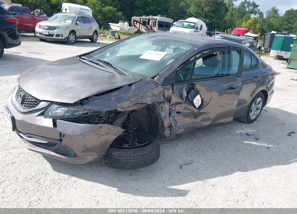 2014 HONDA CIVIC VIN: 19XFB2F50EE075590