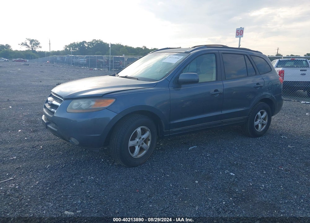 2007 HYUNDAI SANTA FE GLS VIN: 5NMSG13D17H019787