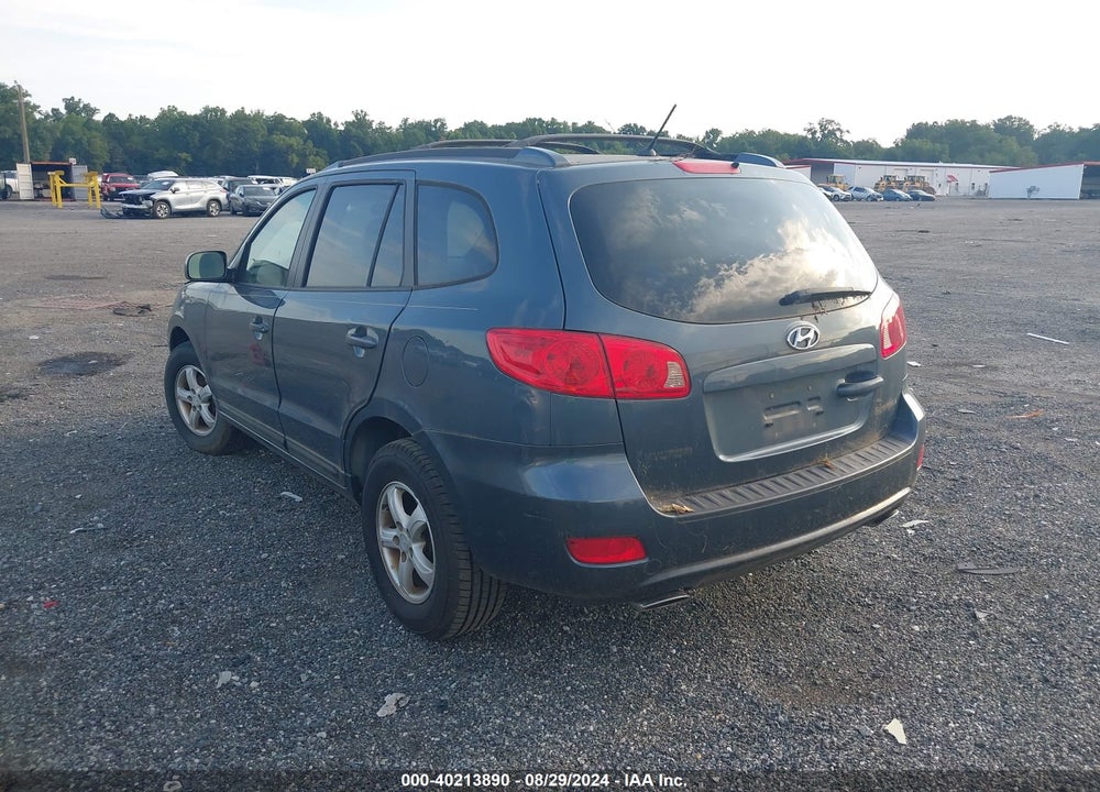 2007 HYUNDAI SANTA FE GLS VIN: 5NMSG13D17H019787