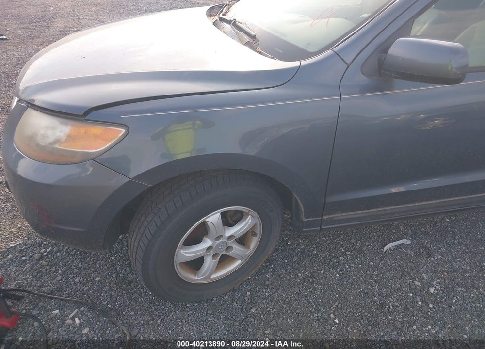 2007 HYUNDAI SANTA FE GLS VIN: 5NMSG13D17H019787