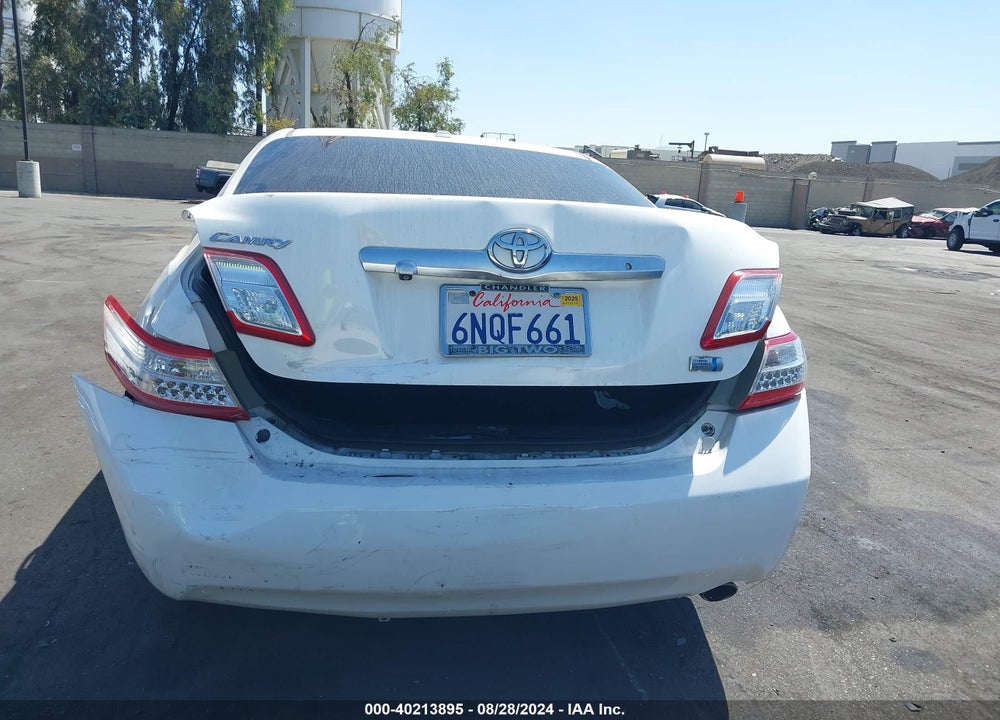 2011 TOYOTA CAMRY HYBRID VIN: 4T1BB3EK6BU128944