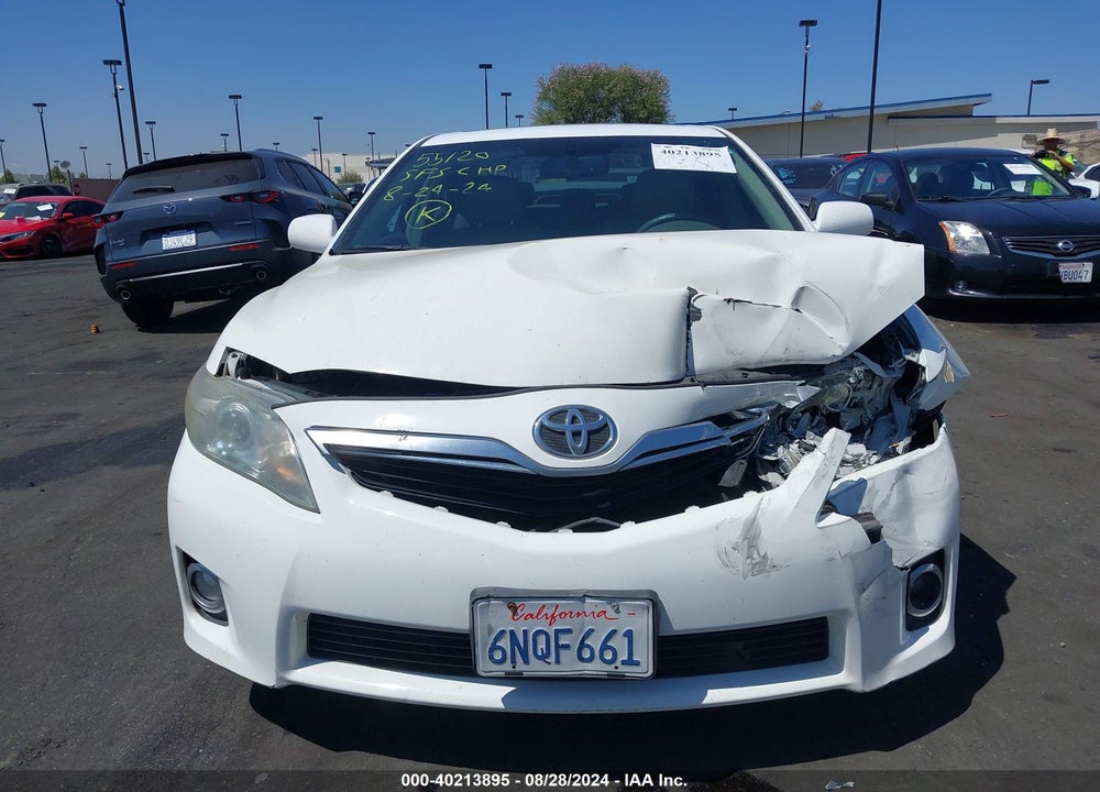 2011 TOYOTA CAMRY HYBRID VIN: 4T1BB3EK6BU128944