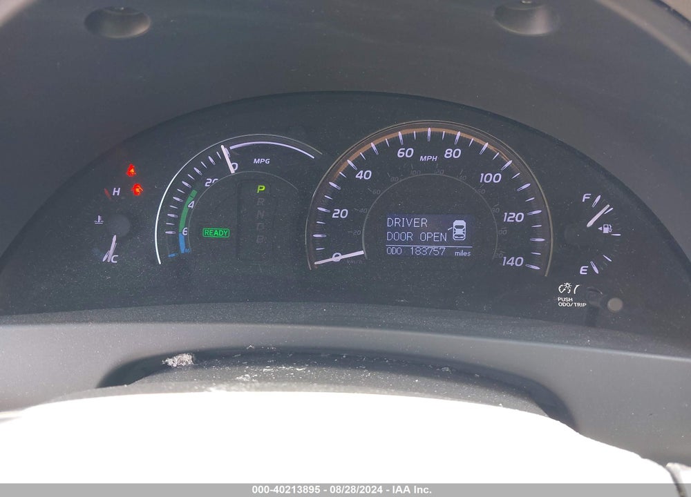 2011 TOYOTA CAMRY HYBRID VIN: 4T1BB3EK6BU128944