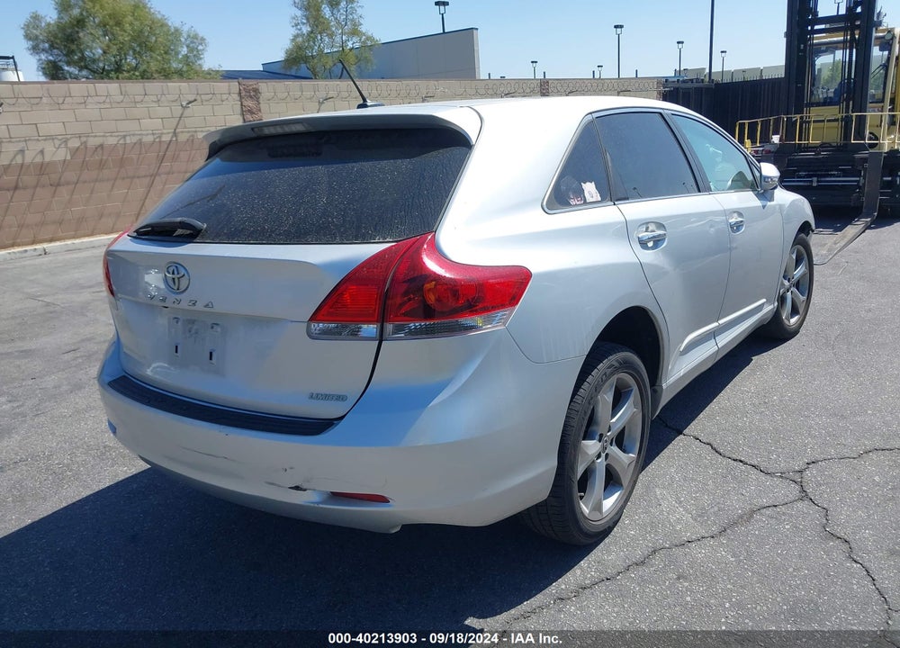 2013 TOYOTA VENZA LIMITED V6 VIN: 4T3ZK3BB6DU052557