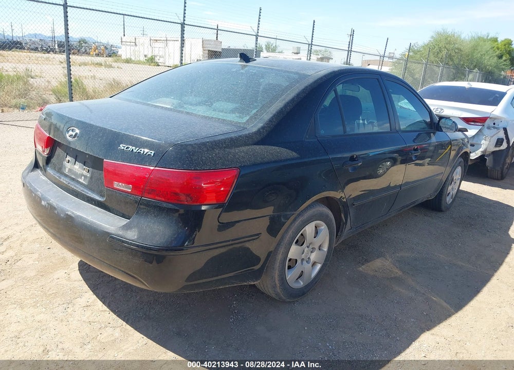 2009 HYUNDAI SONATA GLS VIN: 5NPET46C19H447751