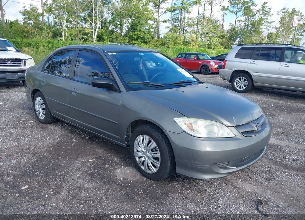 2004 HONDA CIVIC LX VIN: 2HGES16564H574775